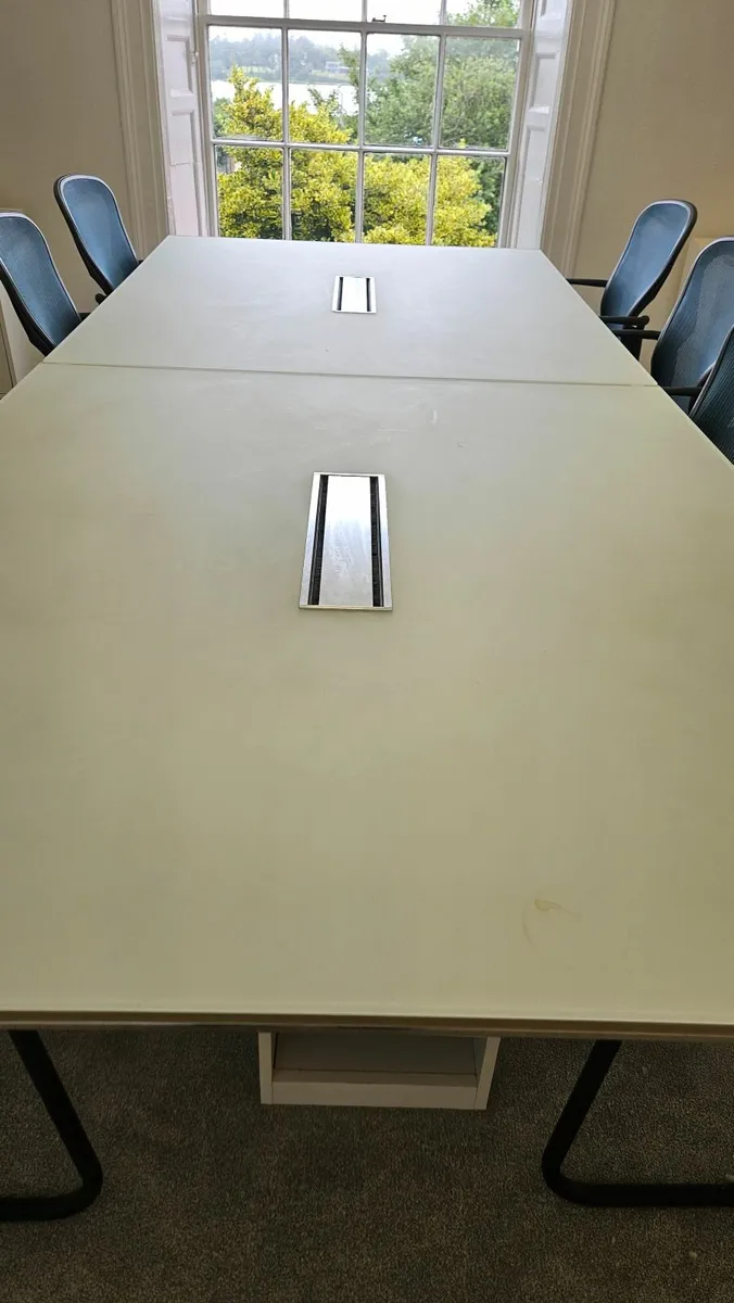 Board Room Table and Chairs - Image 1