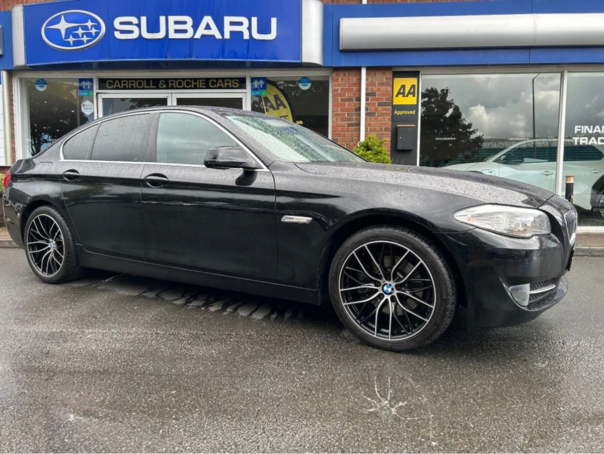 BMW 5 Series 520D-SE  F10 in Black With Black Lea - Image 1