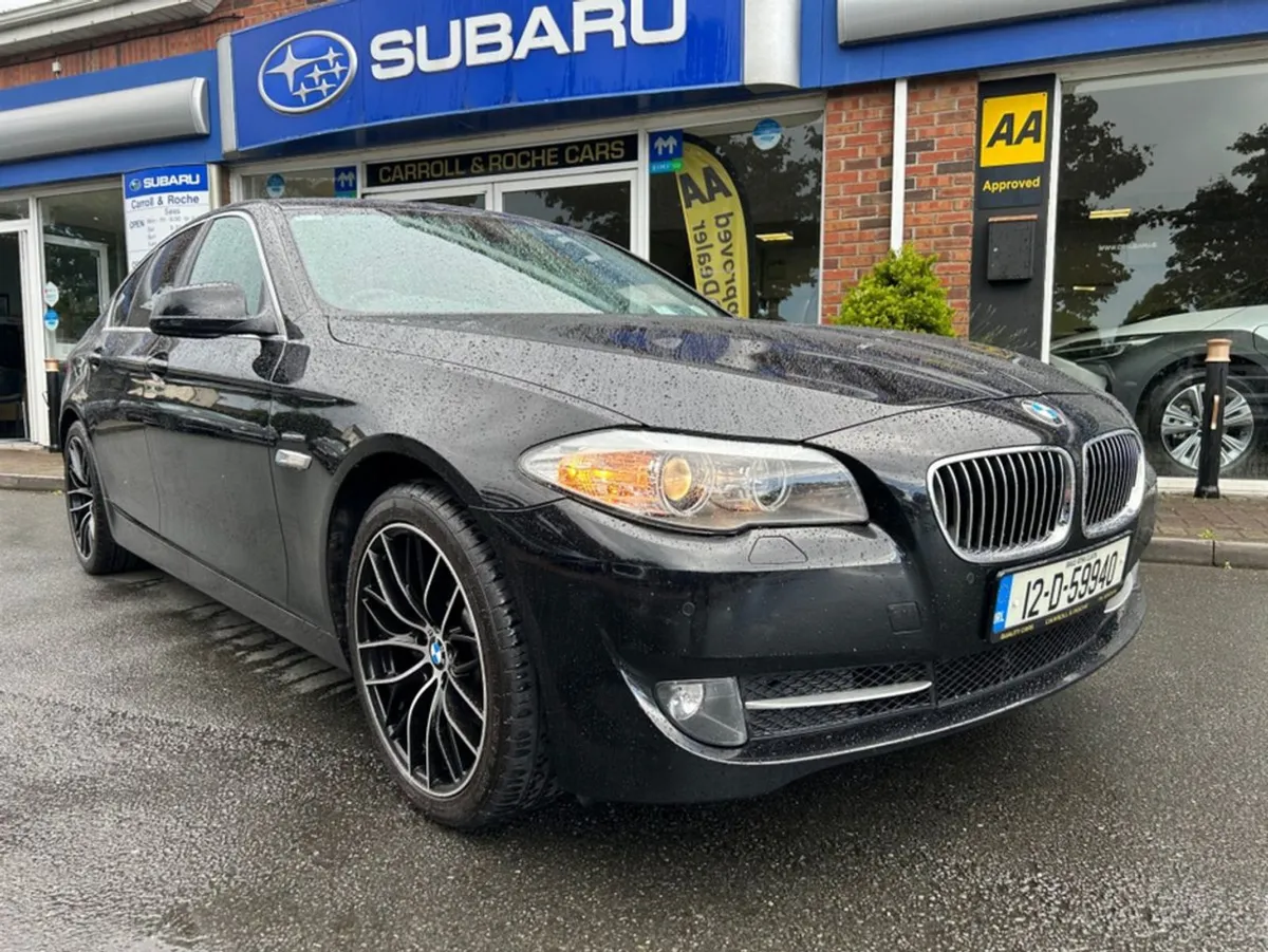 BMW 5 Series 520D-SE  F10 in Black With Black Lea - Image 2
