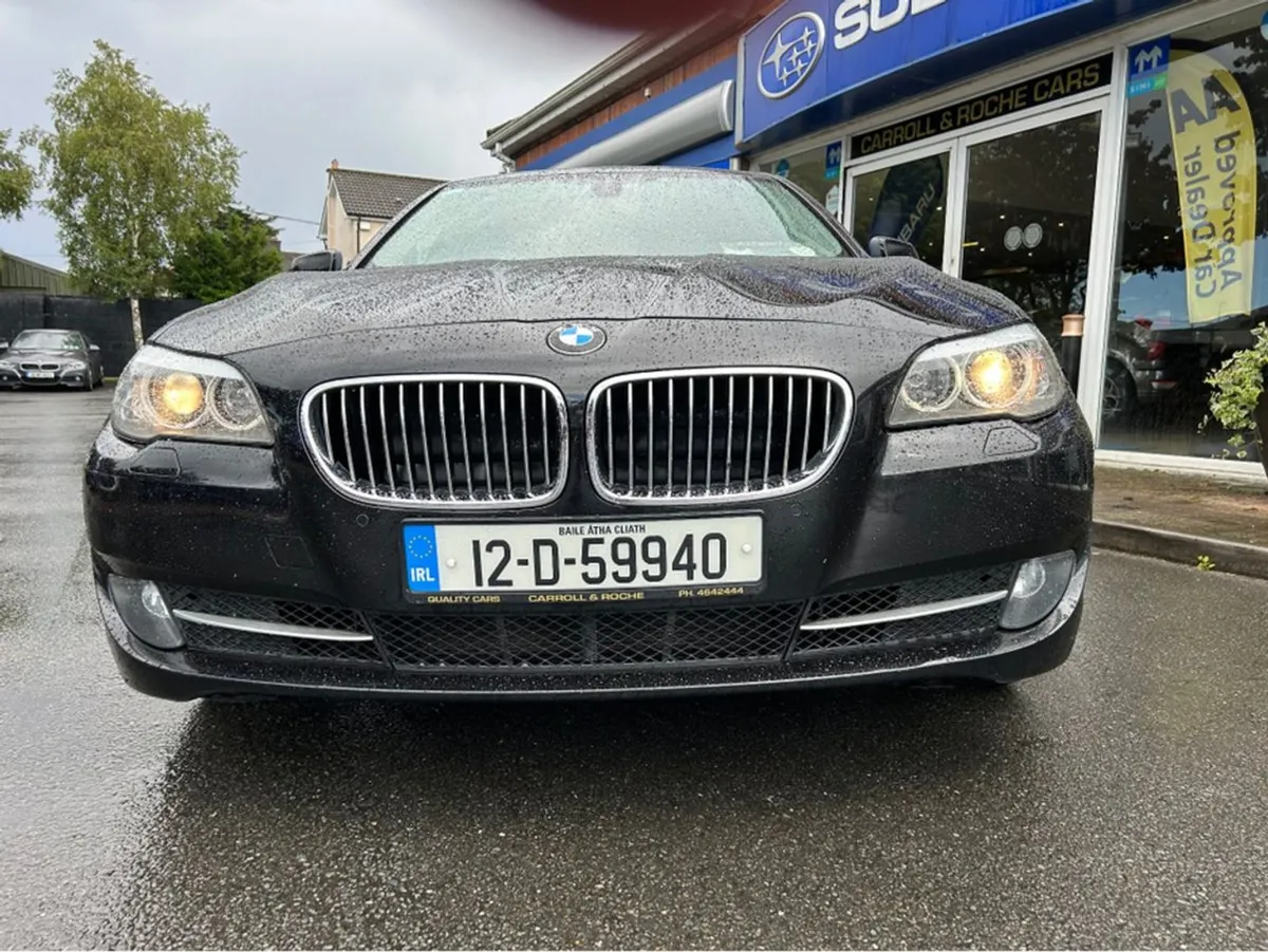 BMW 5 Series 520D-SE  F10 in Black With Black Lea - Image 3