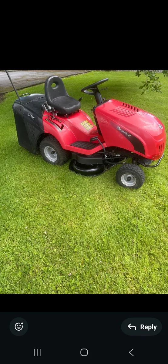 Mountfield ride on mower - Image 1