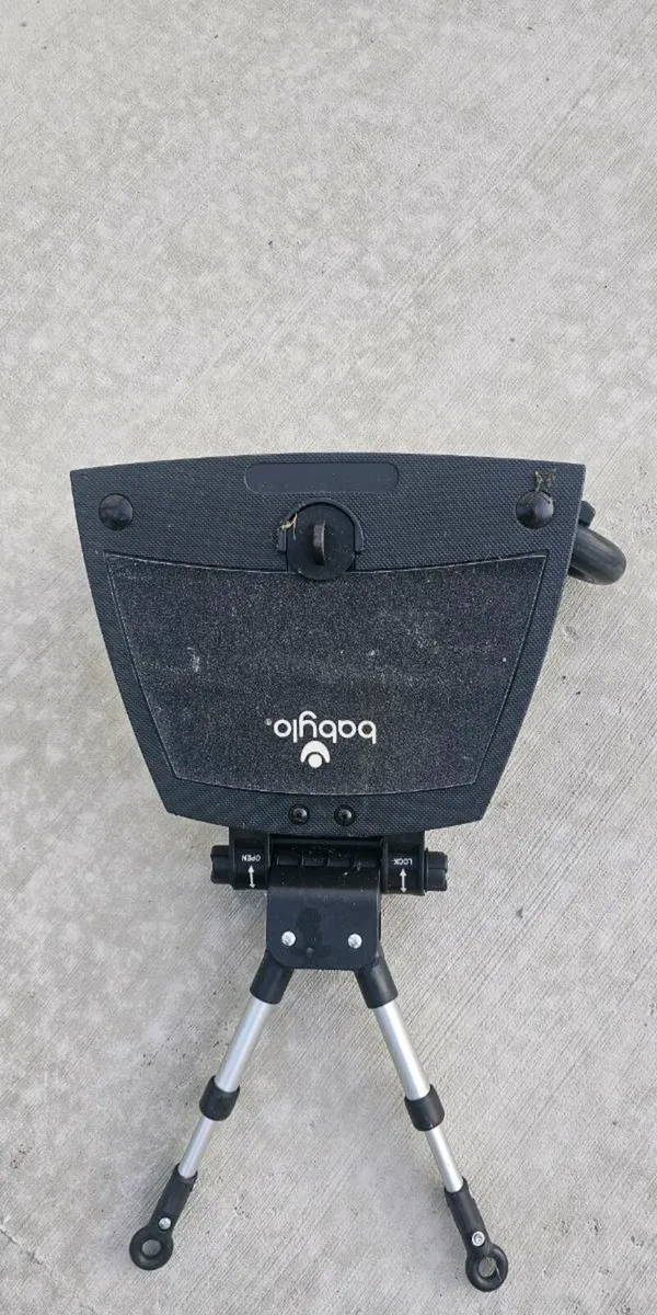 Black buggy board with wheels - Image 3