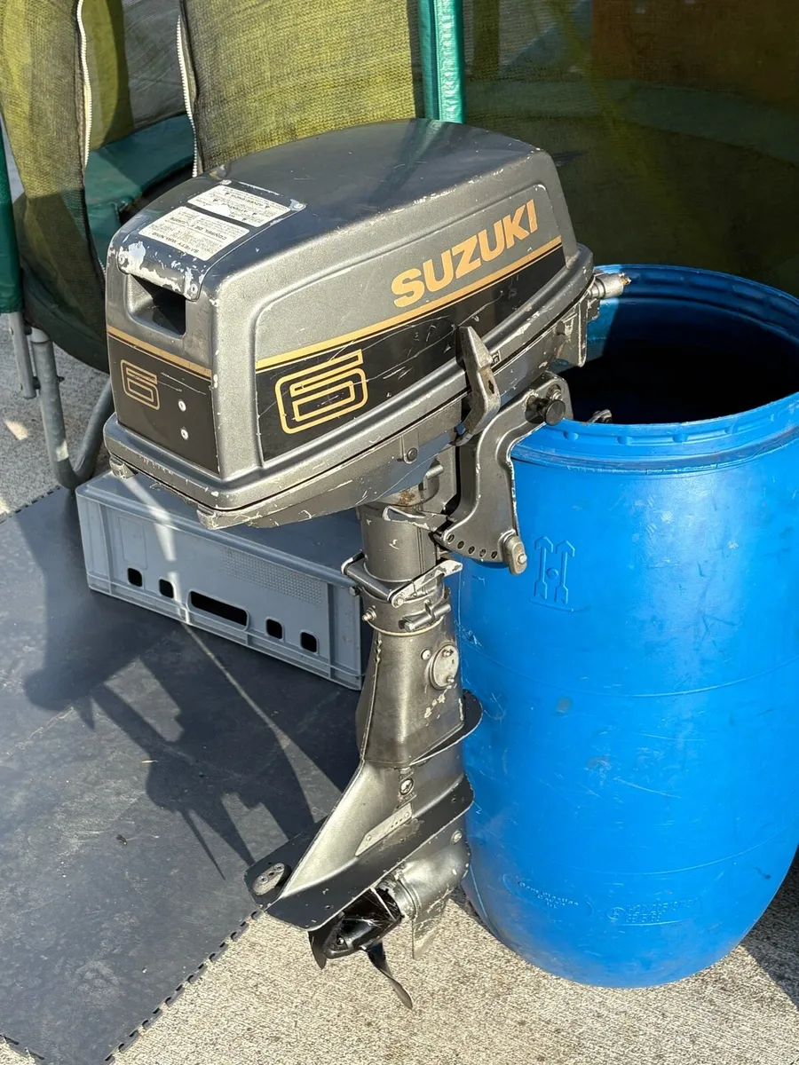 Suzuki 6hp outboard boat engine - Image 2