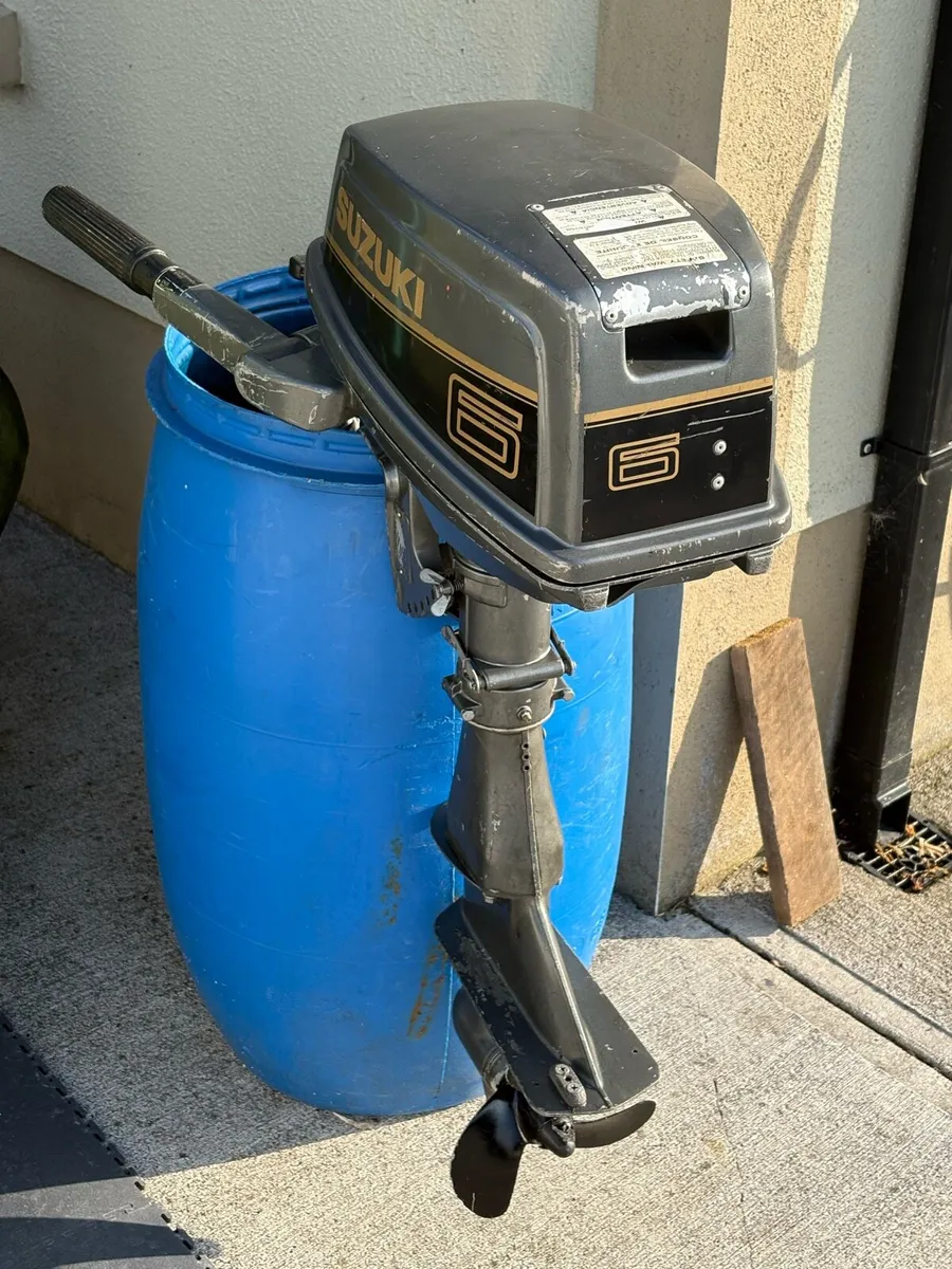 Suzuki 6hp outboard boat engine - Image 4