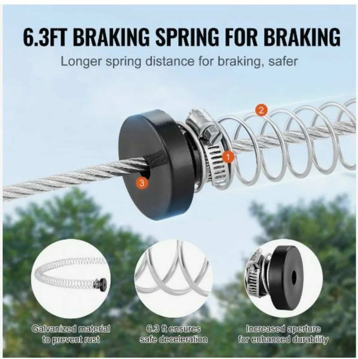 Zipline Kit for Kids and Adult, 80 ft Zip - Image 3