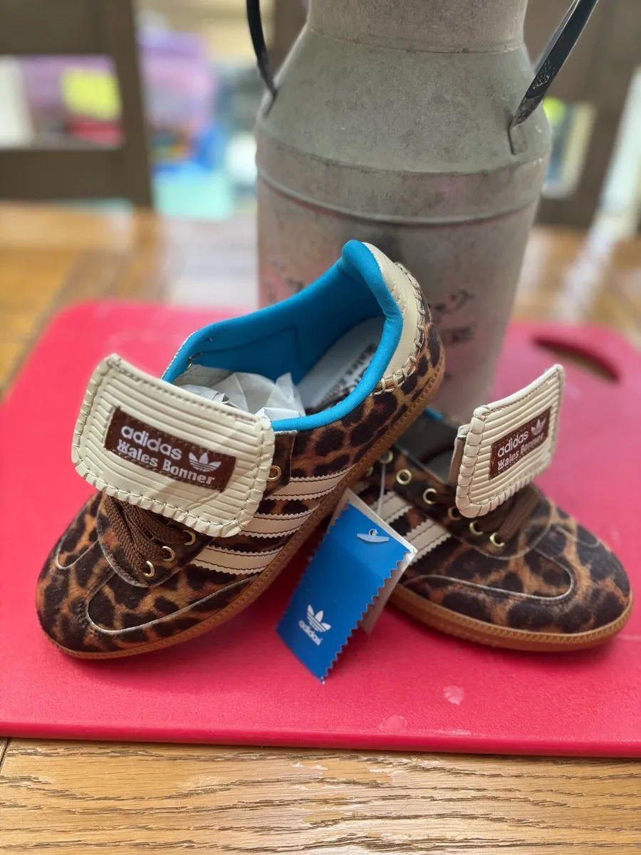 Lepord Print Adidas Runners - Image 2
