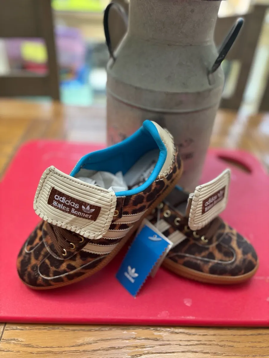Lepord Print Adidas Runners - Image 3