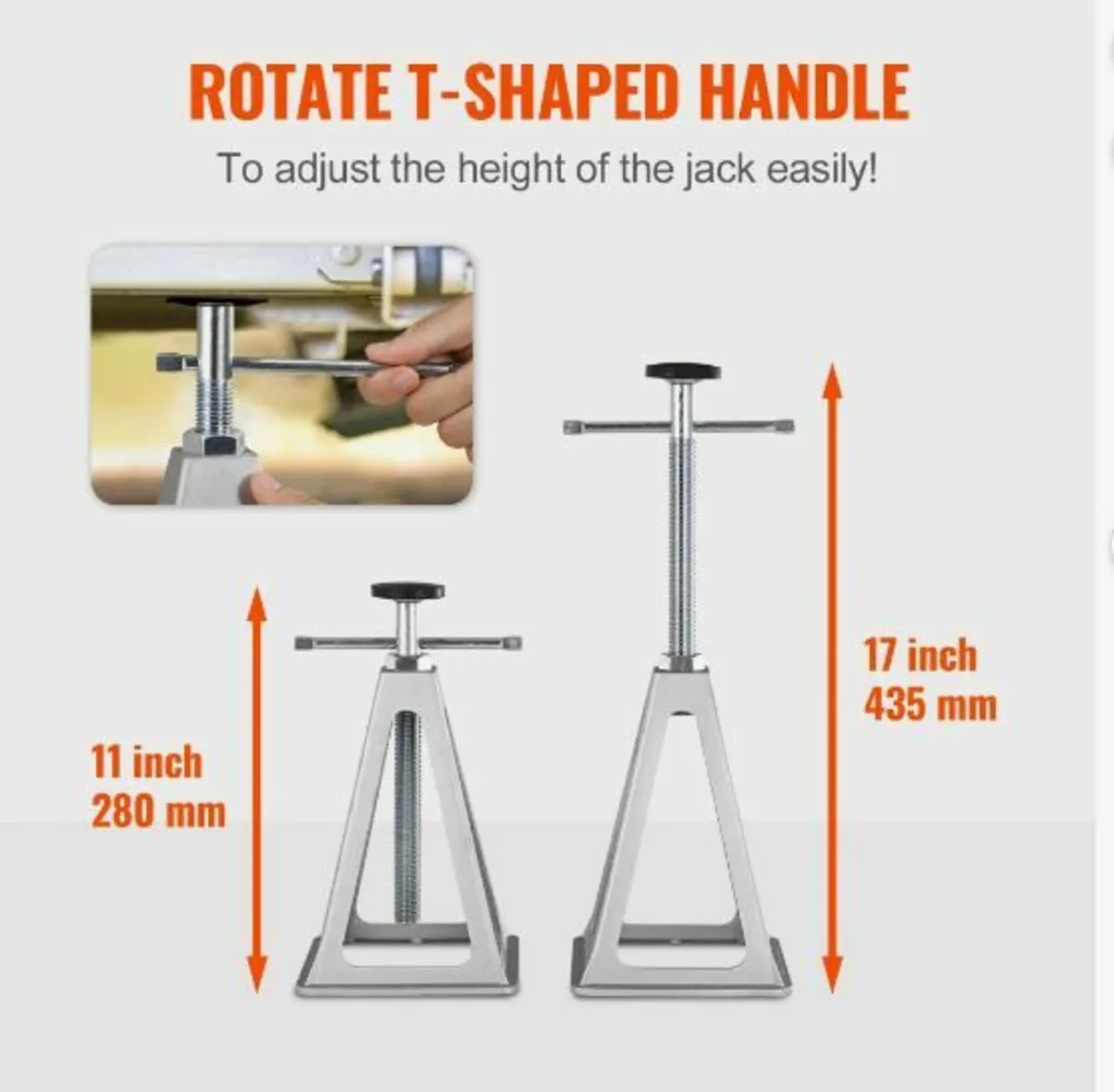 RV Stabilizer Jacks, 4 Pack Aluminum - Image 2