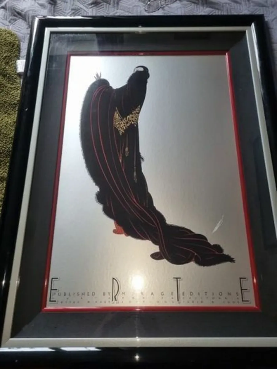 Framed Serigraph- ERTE Published In 1980 By Mirage - Image 3