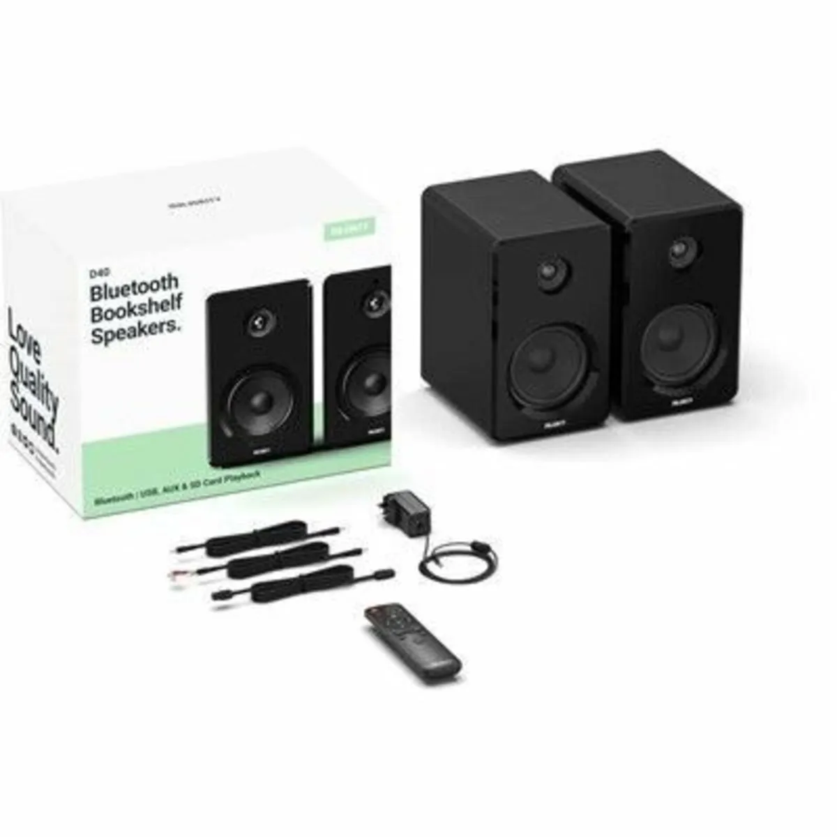 Active Bluetooth Bookshelf Speaker Set of 2 - Image 3