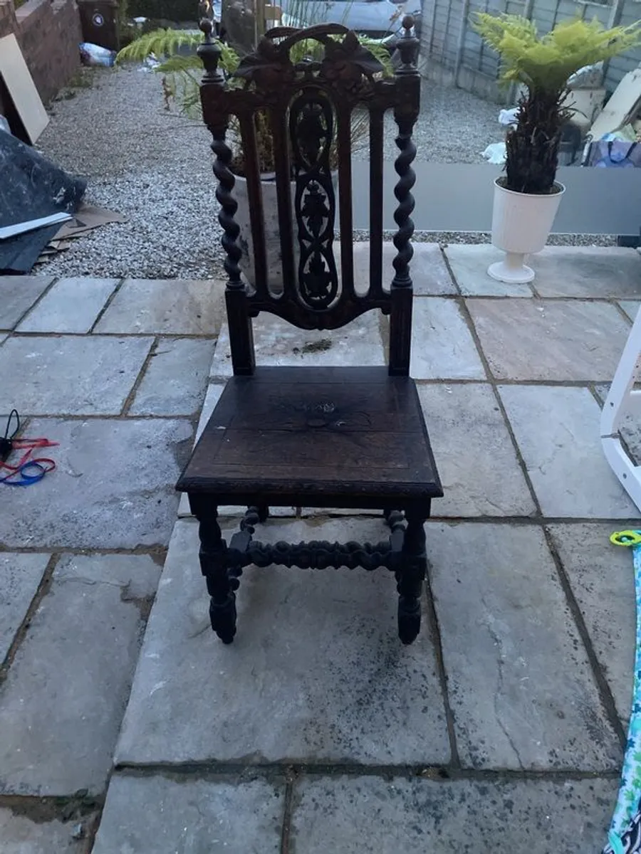 Wooden Chair - Image 1
