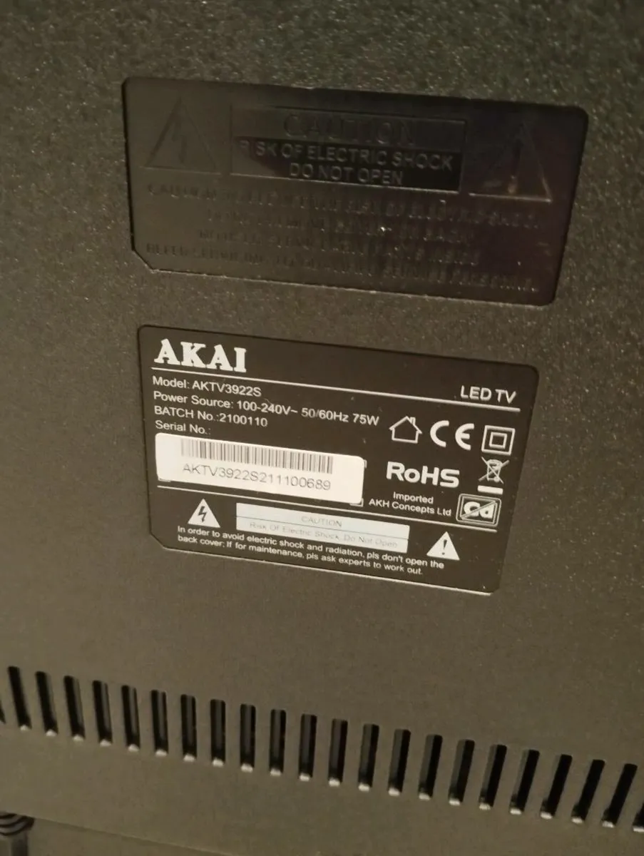 Akai 40" smart TV - Image 2