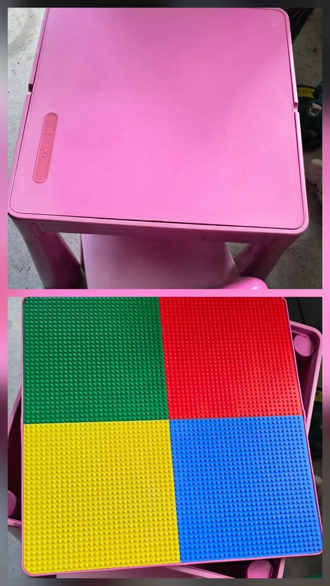 Play table with 2 chairs - Image 4