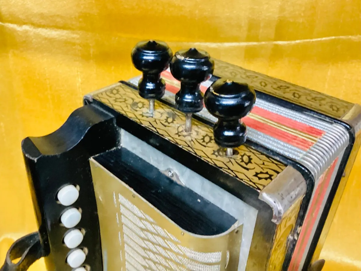 HOHNER HA113D 3 STOP CAJUN MELODEON KEY D USED - Image 2