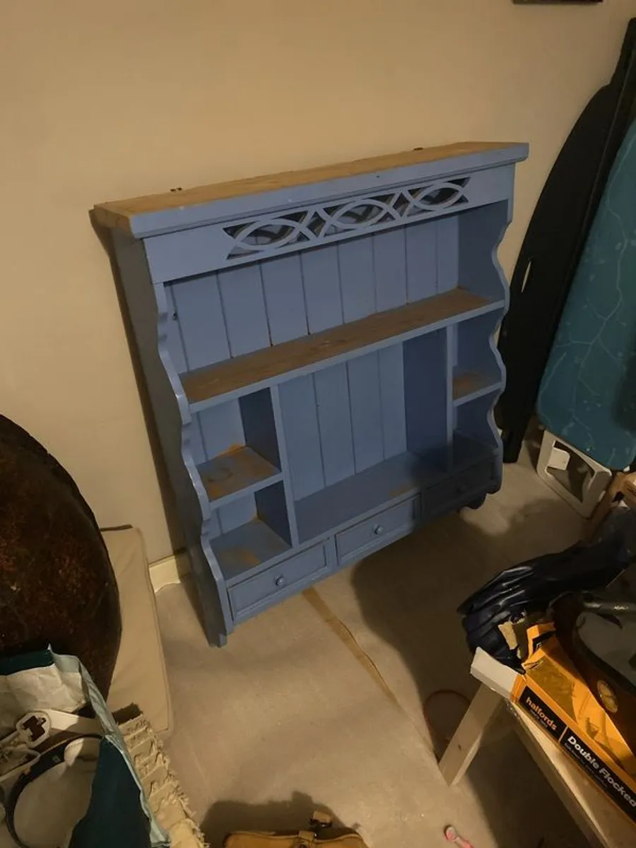 Wooden Shelf with 3 drawers - Image 1