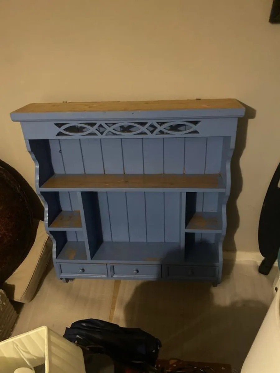 Wooden Shelf with 3 drawers - Image 2