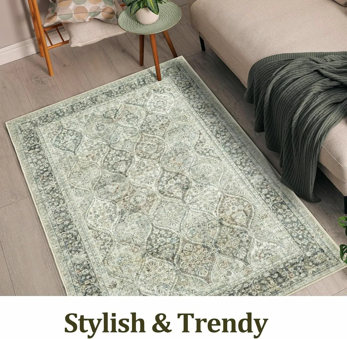Living Room Large 120x170 cm Vintage Rug Boho - Image 4