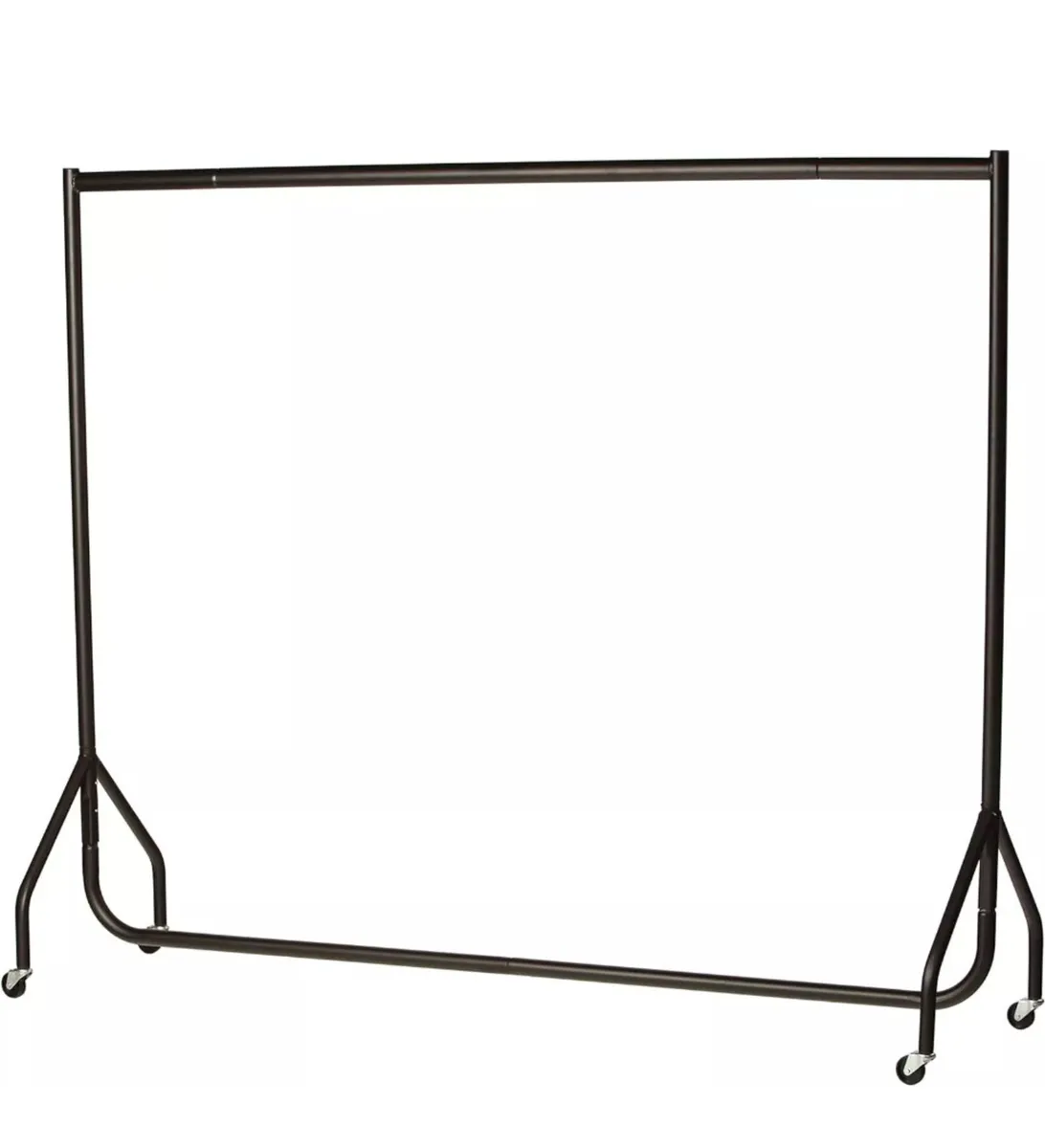 6ft Garment Clothes Rail Heavy Duty 95kg Capacity - Image 1