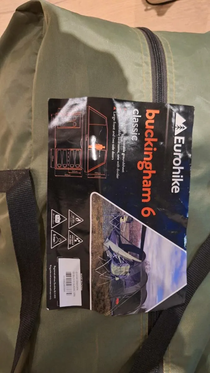 Eurohike 6 man tent - Image 2