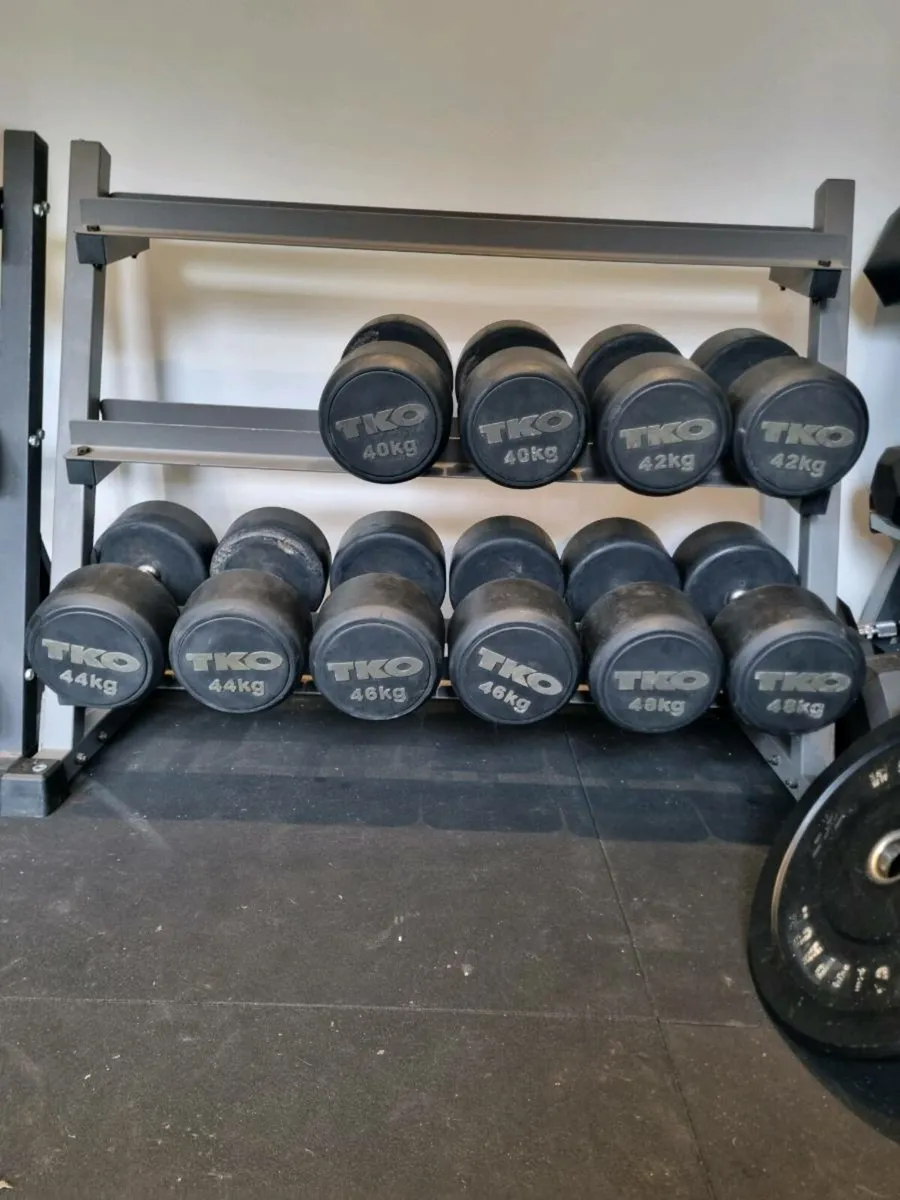Dumbbells and rack - Image 4