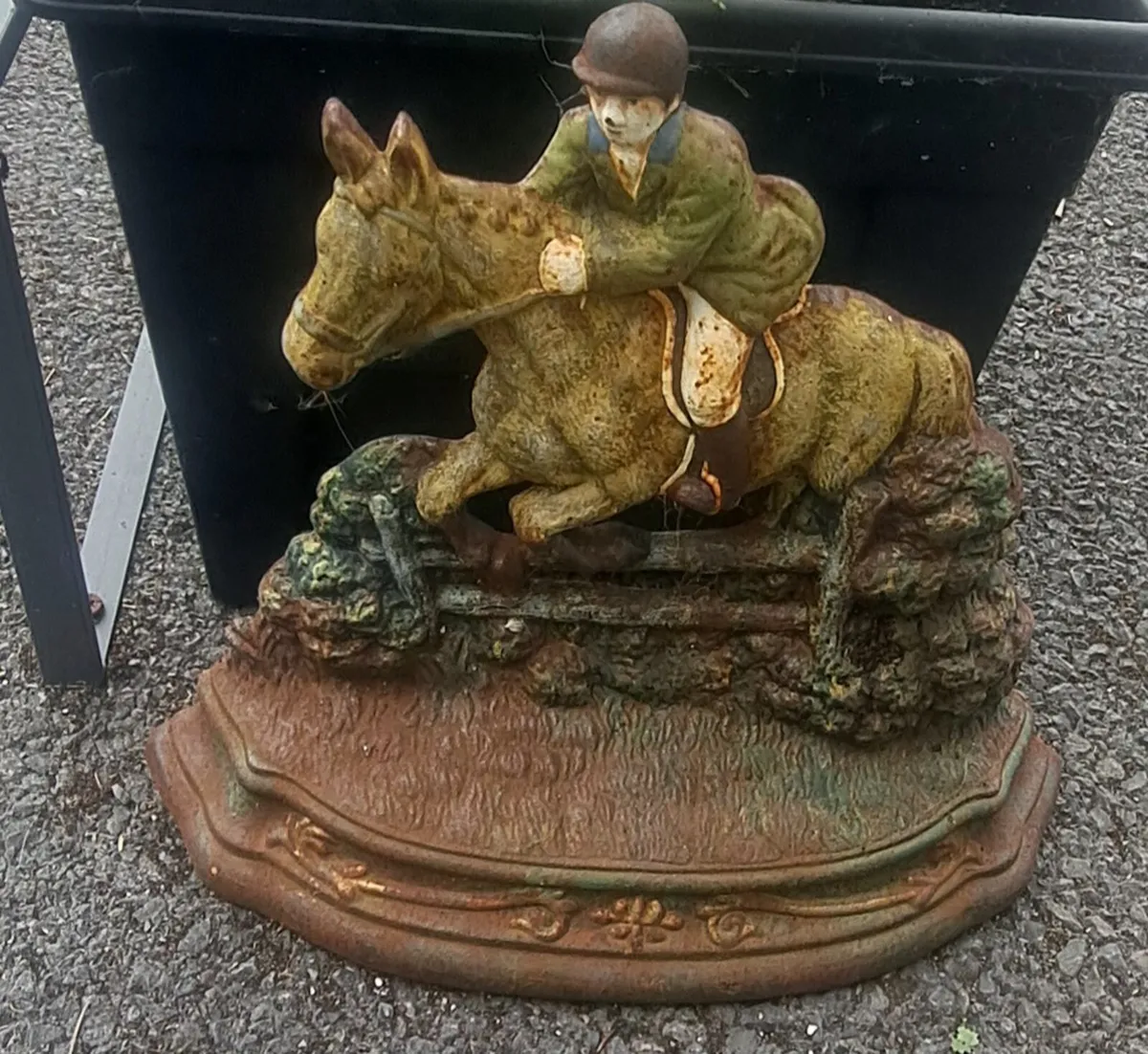 Vintage  cast iron door stop