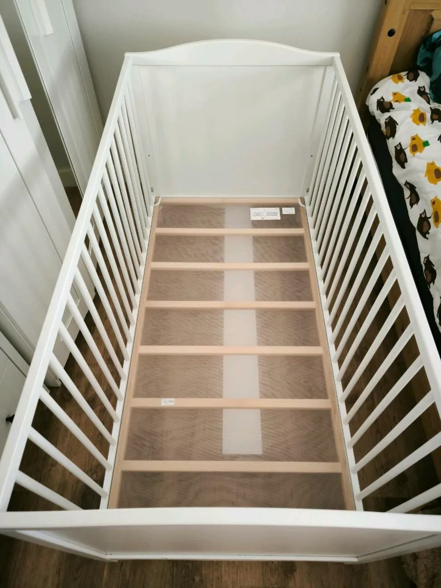 Cot White 70x140cm - Image 1