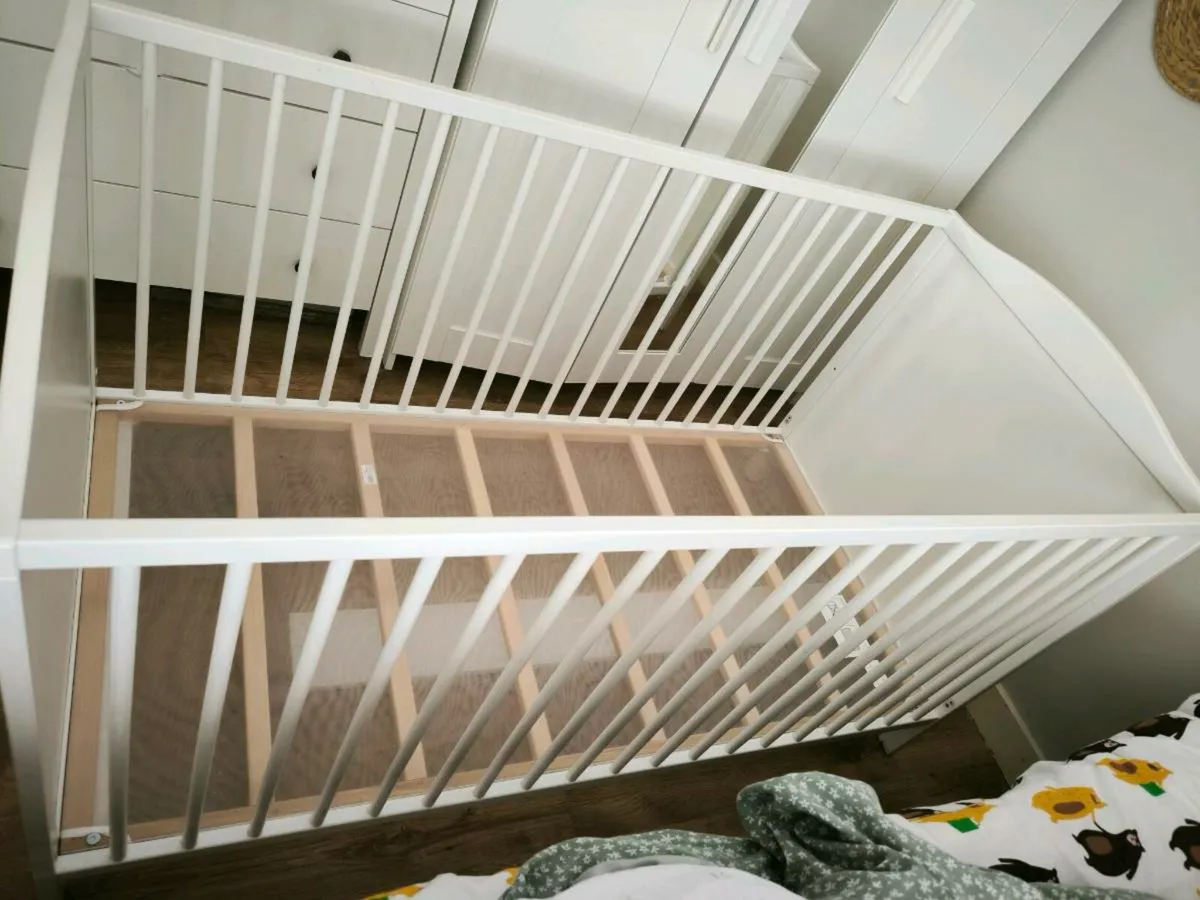 Cot White 70x140cm - Image 2