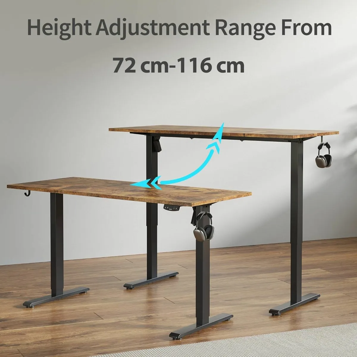 Electric Standing Desk120x60cm Stand Desk Office - Image 3