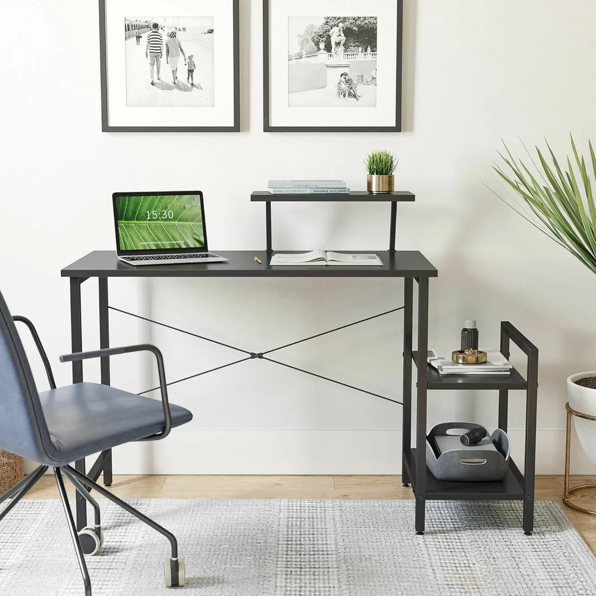 Computer Desk 100 x 50 cm Home Office Writing - Image 3