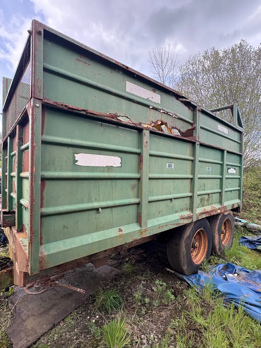 Fraser 15ft silage grain trailer - Image 2