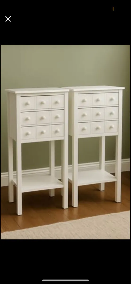 2 beautiful wooden lockers - Image 1