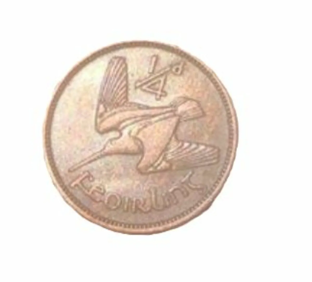 1941 Irish feoirling coin, Free Post - Image 1