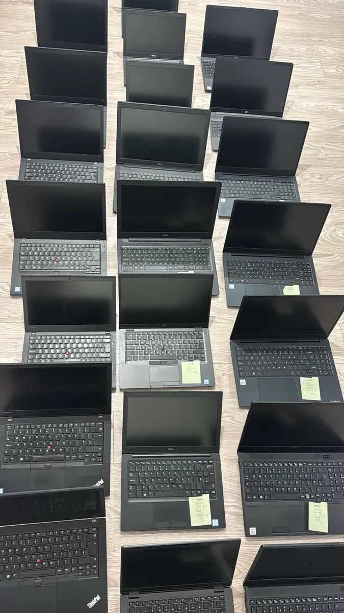 26 x laptops see full list stock - Image 2