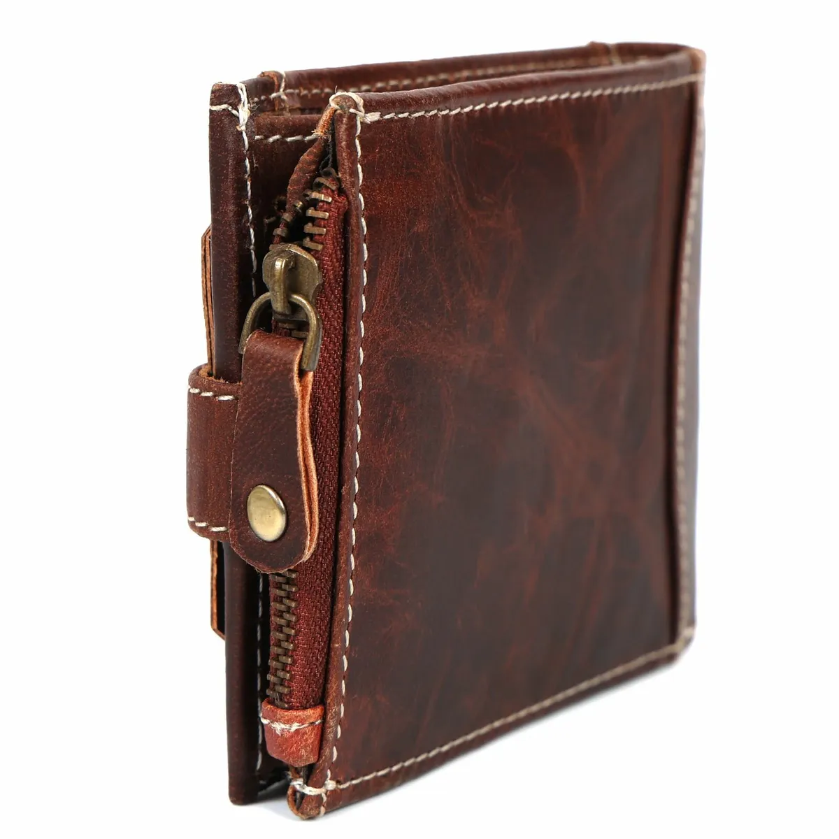 Leather RFID Blocking  Handmade Leather Wallet - Image 4