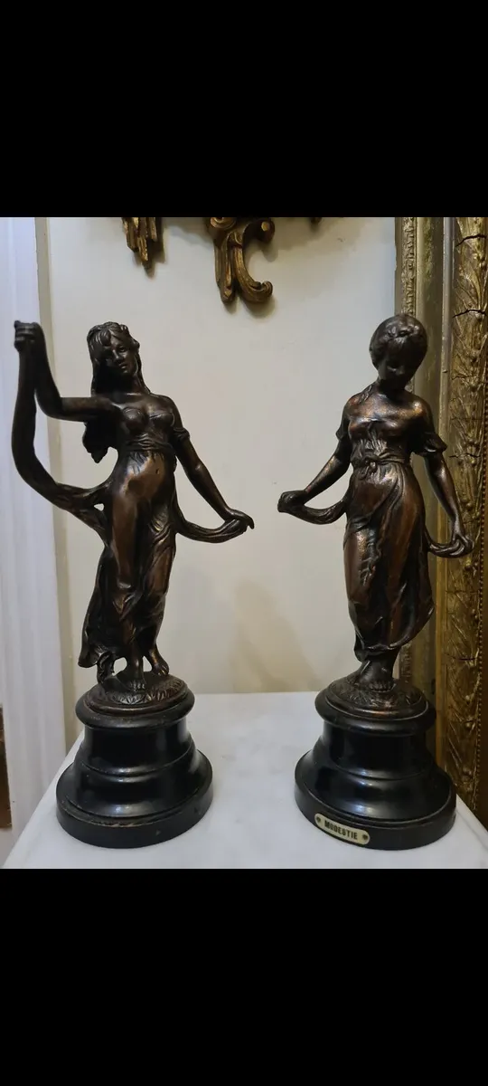 French bronze statues - Image 3