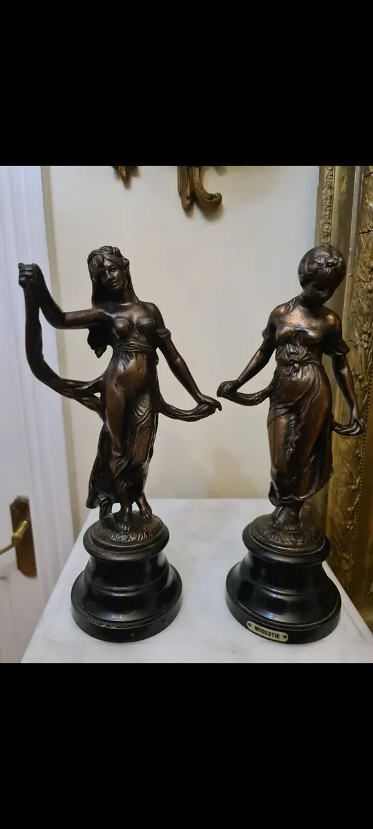 French bronze statues - Image 4