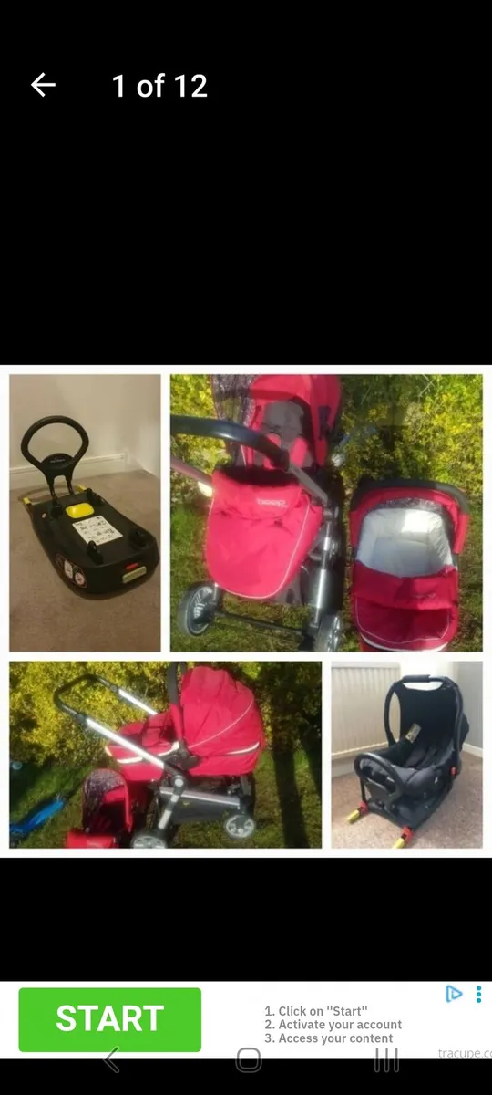 Baby elegance beep twist travel system - Image 1
