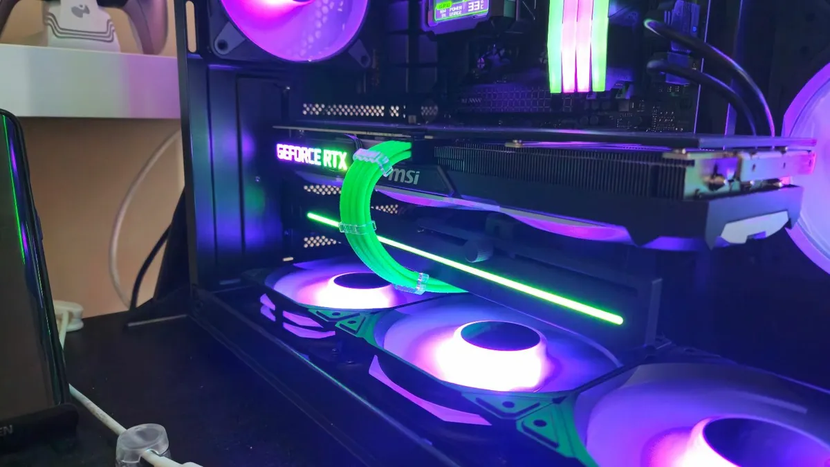 GeForce RTX 4070 MSI Ventus 3x E1 - Image 1