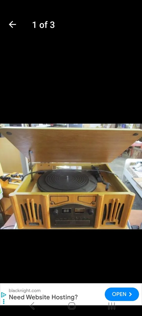 Record player turntable - Image 1