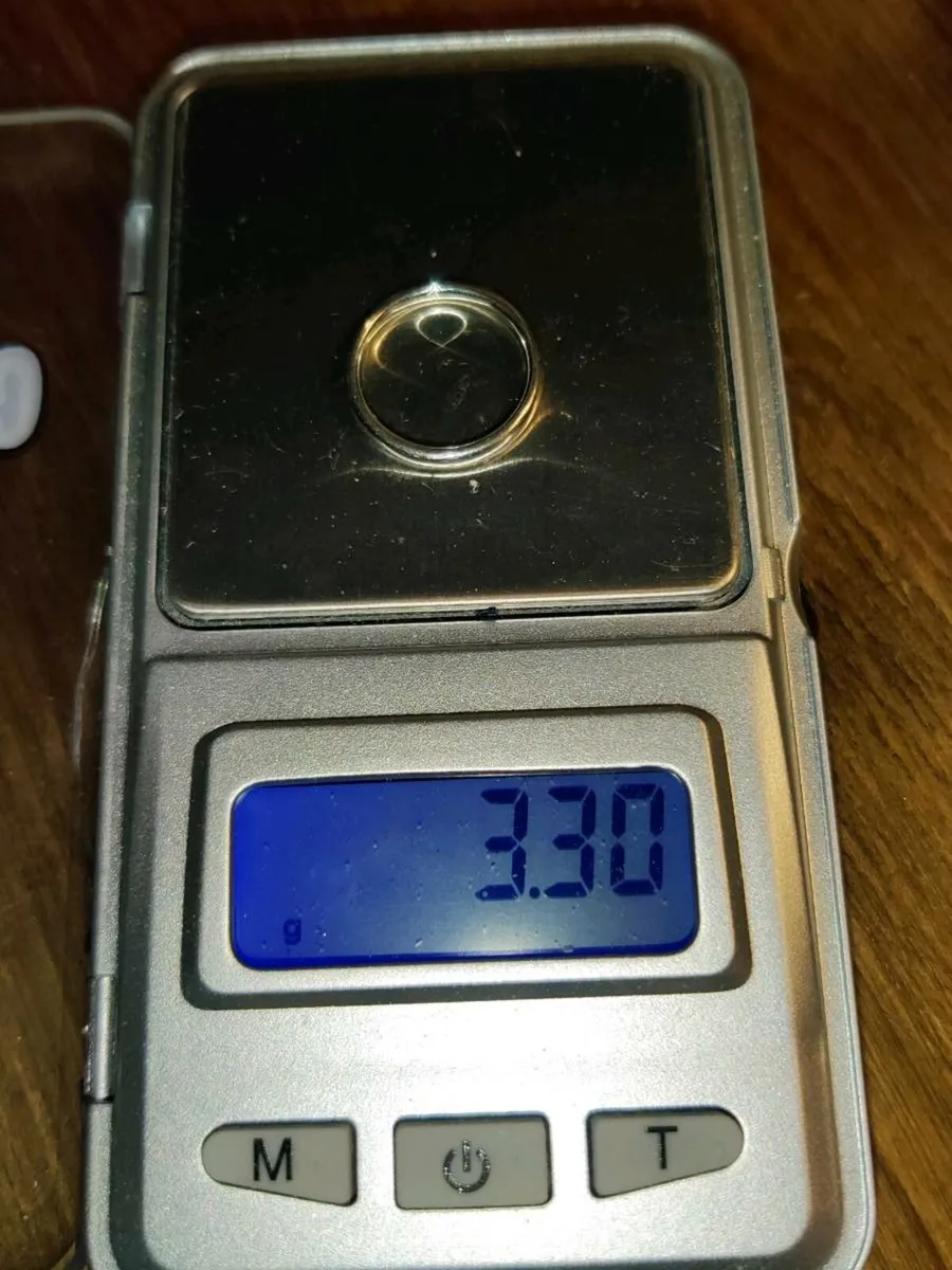 THICK PLATINUM, 950 New D-Shaped Wedding Ring ! - Image 2