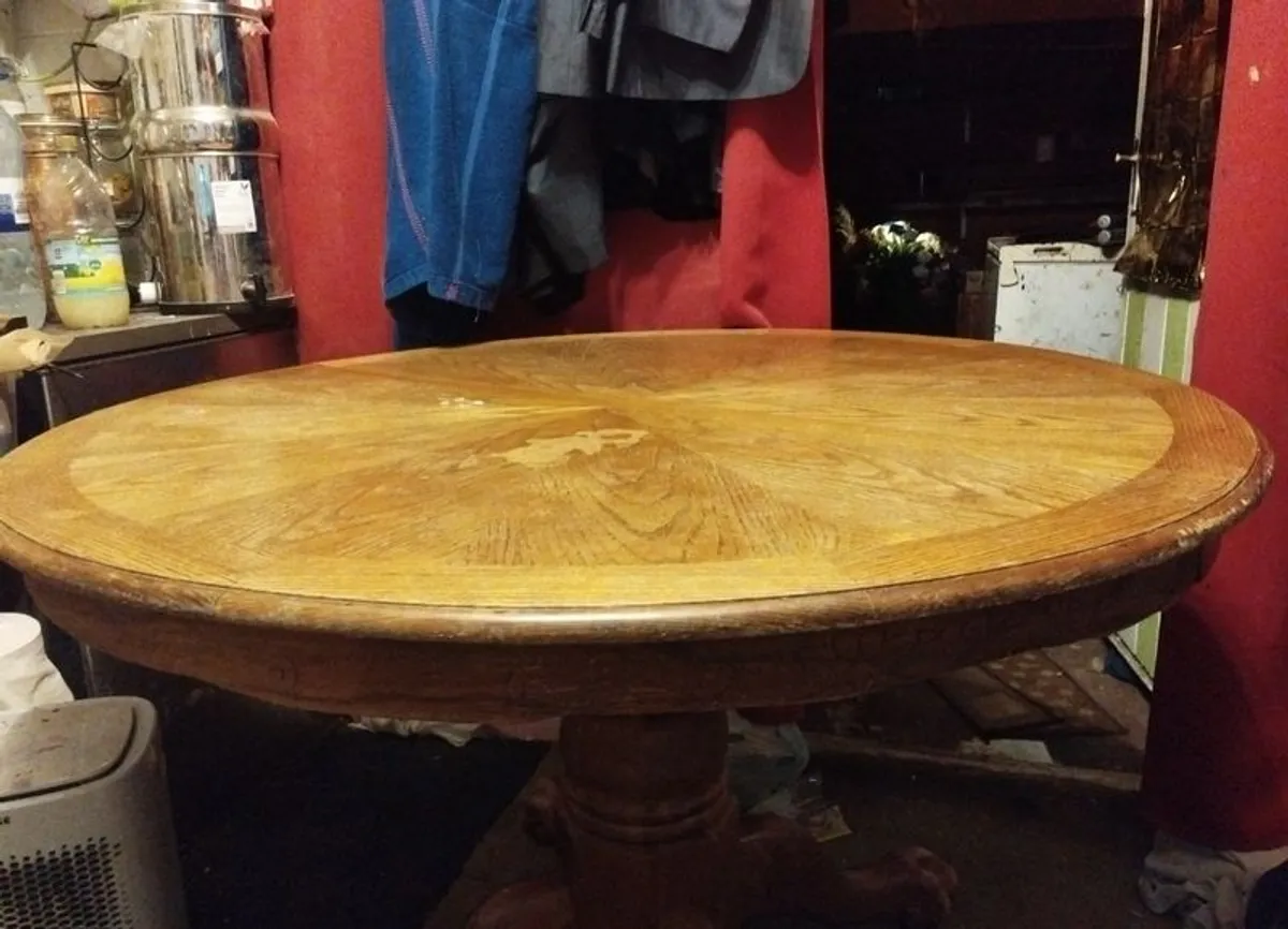 Unique Oak Table - Image 2