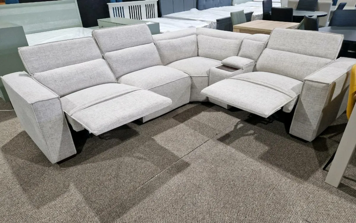 SALE Newport Beige Corner Sofa (Retail €3200) - Image 2