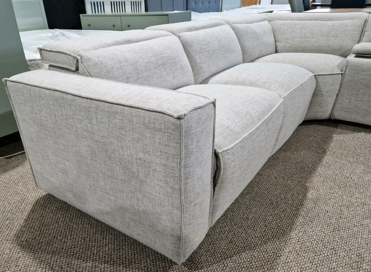 SALE Newport Beige Corner Sofa (Retail €3200) - Image 4