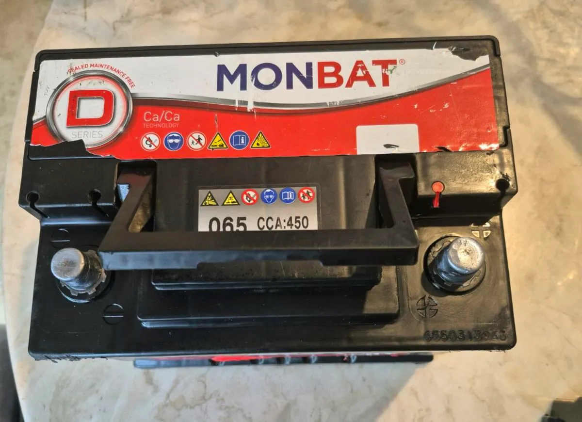 car battery Monbat 065 Super Start working perfect - Image 4