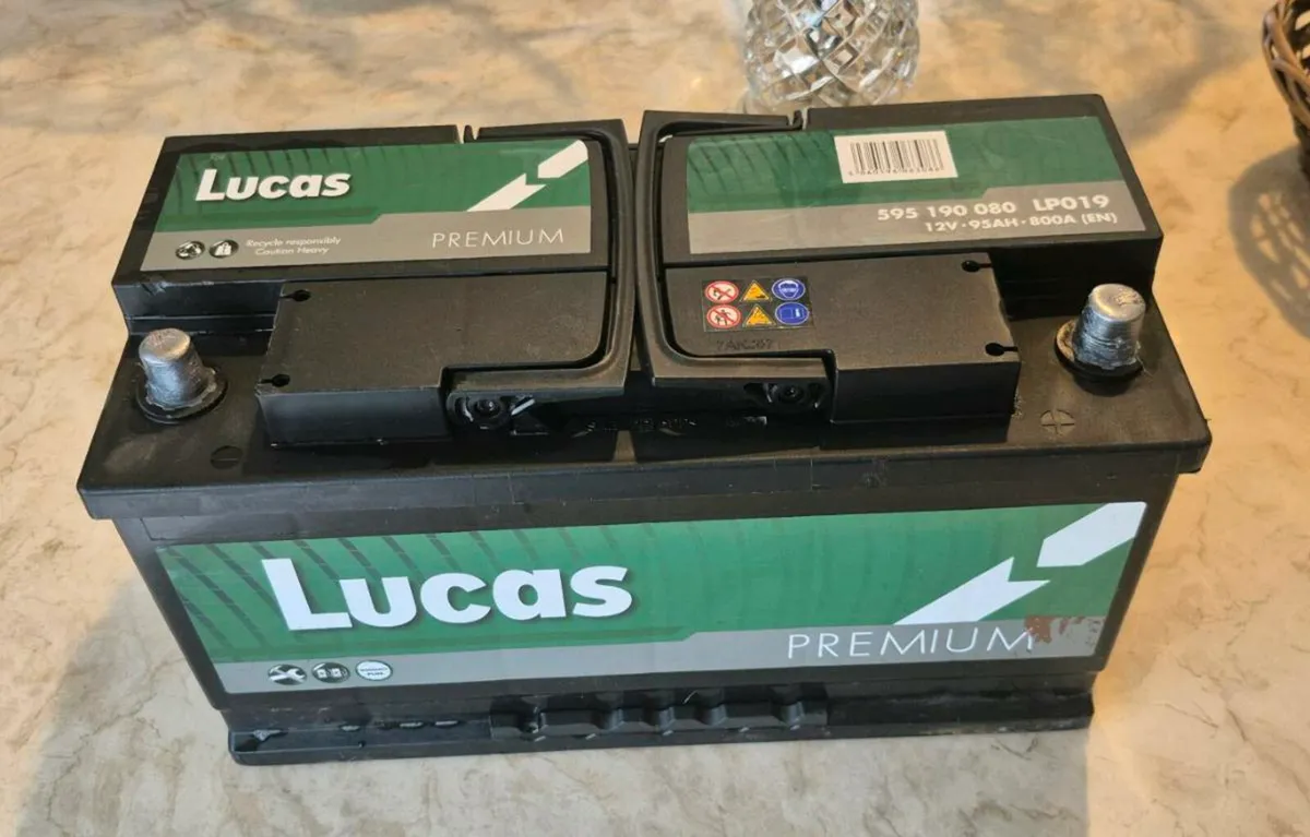 LP019 LUCAS PREMIUM CAR BATTERY 12V 95AH Dublin 15 - Image 3