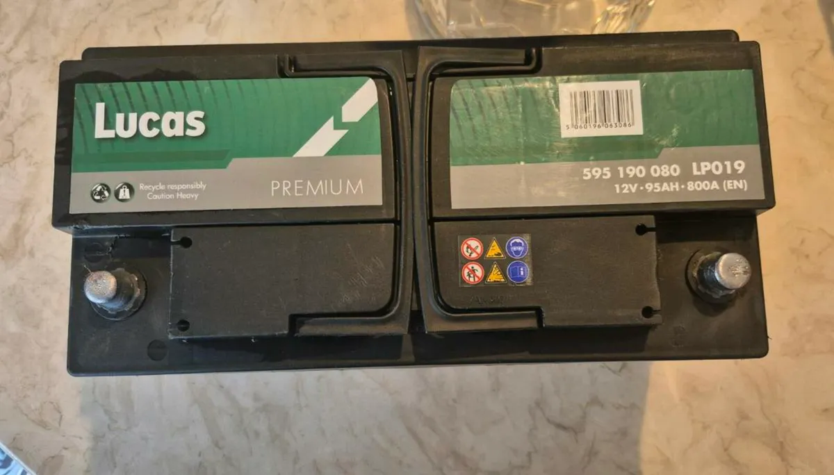LP019 LUCAS PREMIUM CAR BATTERY 12V 95AH Dublin 15 - Image 4