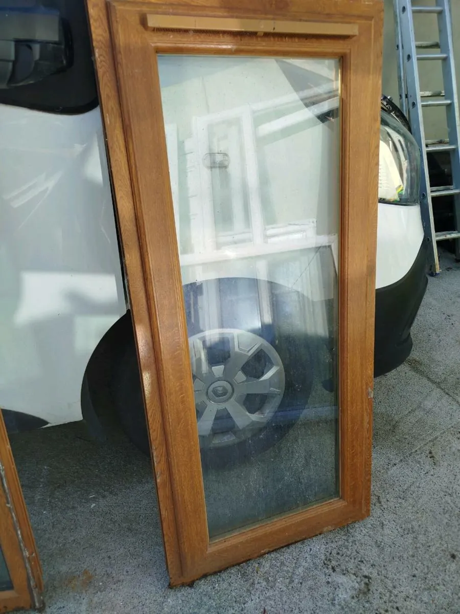 BROWN PVC WINDOW