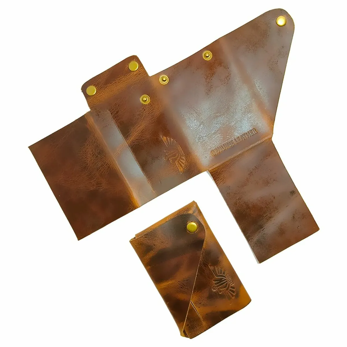 Genuine Leather Handmade Coin Wallet - Image 2