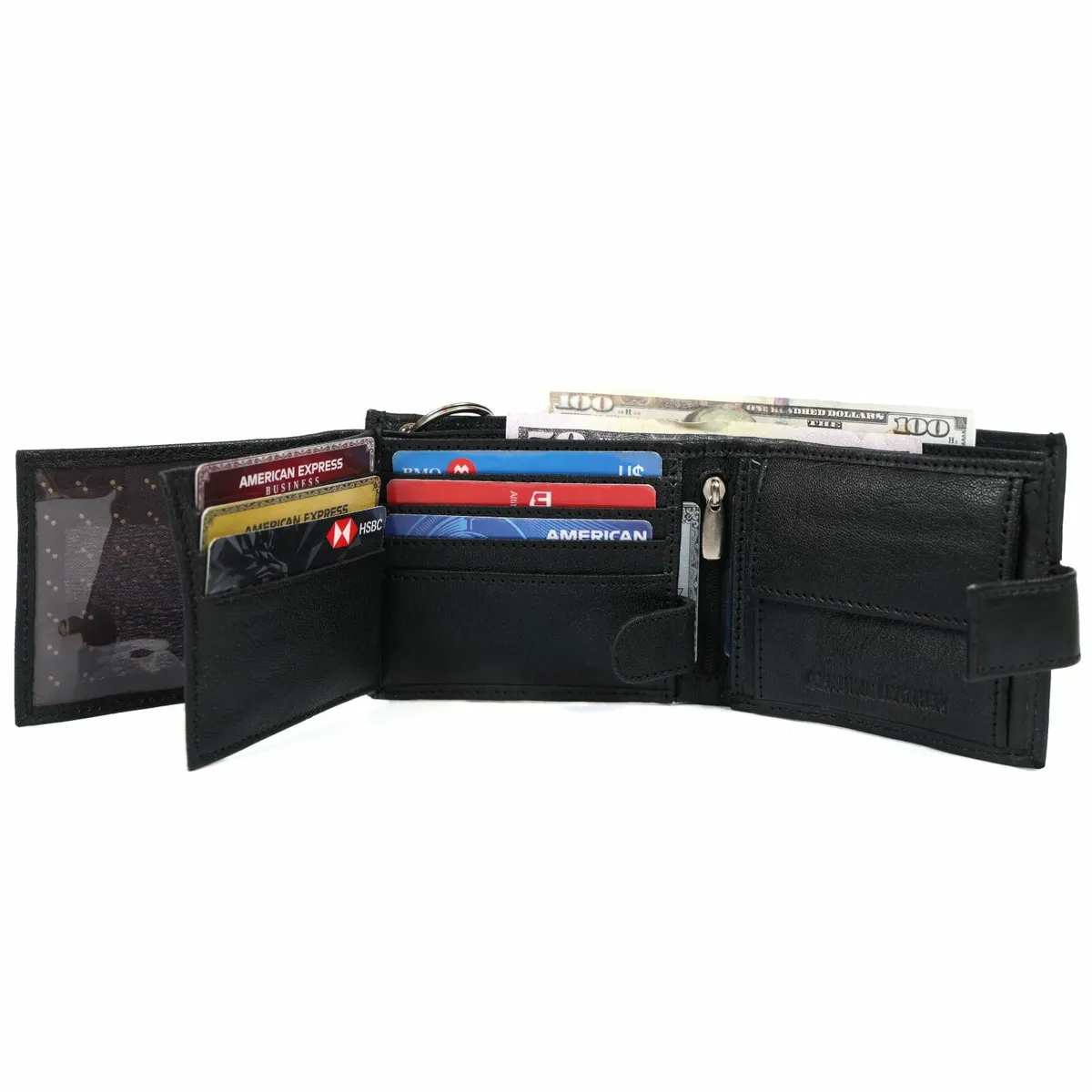 Leather RFID Blocking Handmade Leather Wallet - Image 3