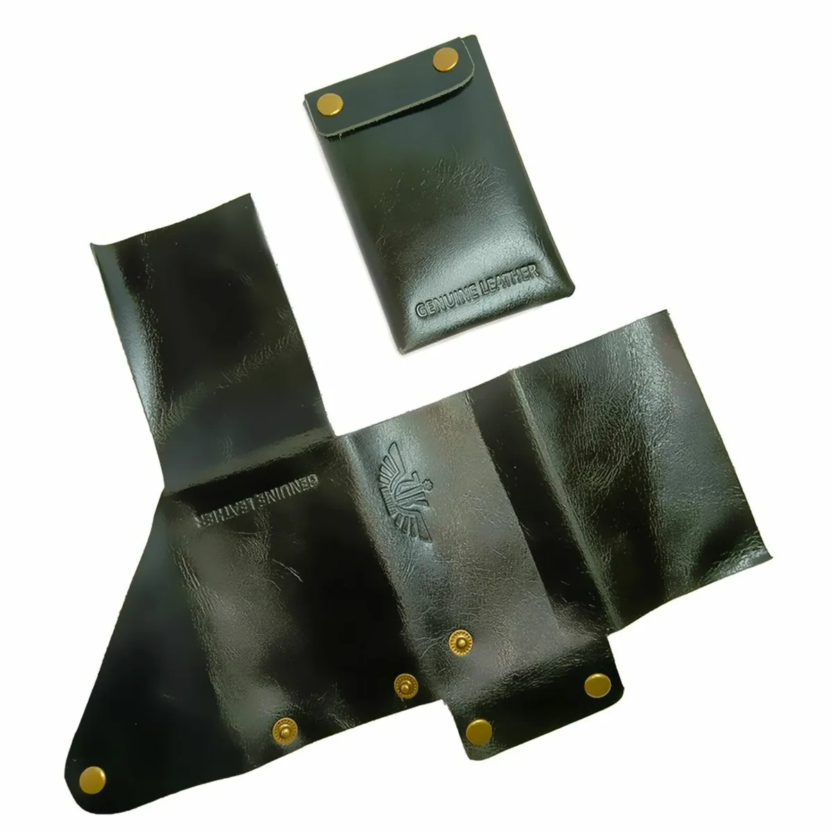 Genuine Leather Handmade Coin Wallet - Image 1